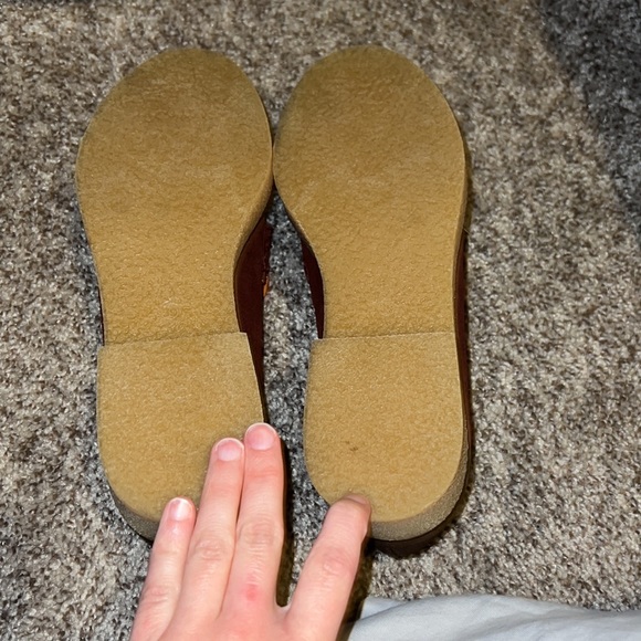 Maroon Suede Loafers - Picture 4 of 4